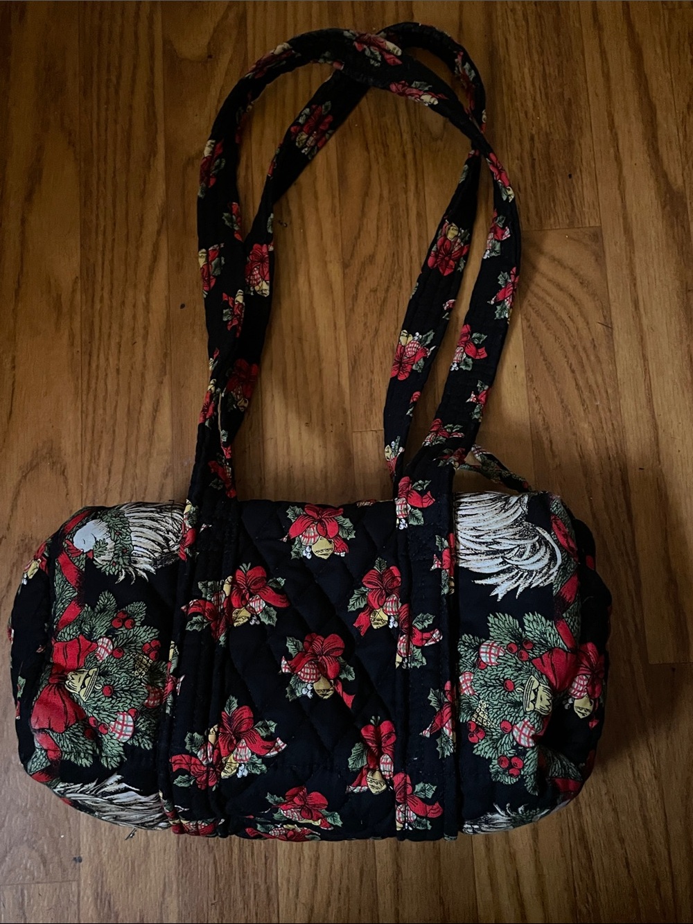 Vera Bradley Discontinued Holiday Loaf Bag - Picture 2 of 7